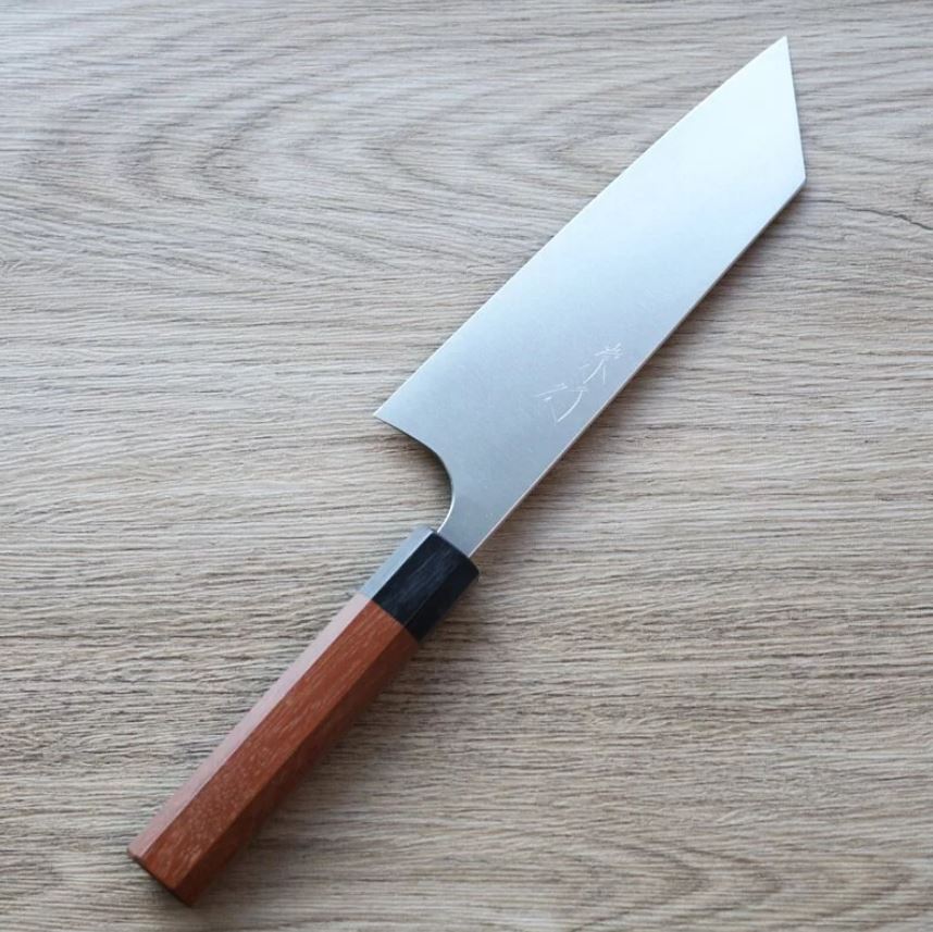 磨き直し済】甲鉄 文化包丁（180mm）