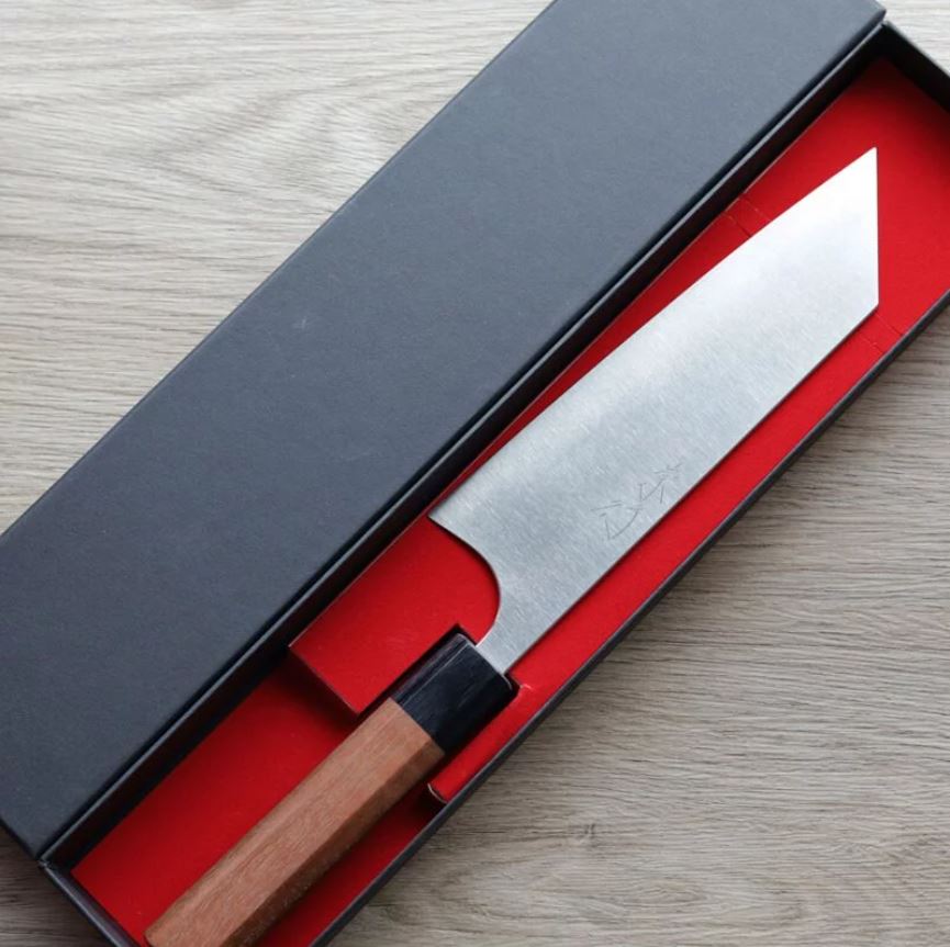 甲鉄 柴田崇行 文化刀 180mm SG2粉末HSS鋼-4 甲鉄 柴田崇行 文化刀 180mm <br>SG2粉末HSS鋼/付鞘