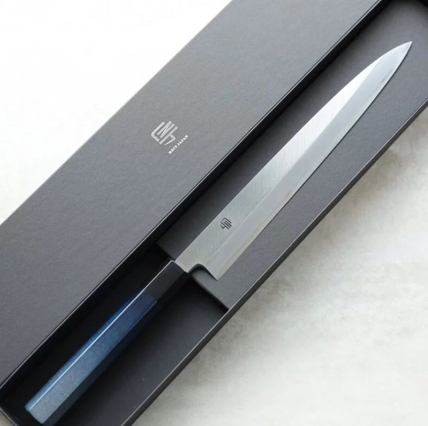 藍包丁 柳刃 270mm 白紙鋼