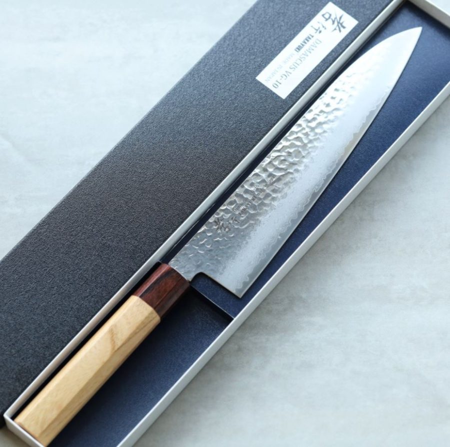 1 堺孝行 和牛刀 240mm VG10鋼 33層鎚目大馬士革
