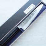 堺孝行 和牛刀 210mm VG10鋼 黑檀七彩柄 33層鎚目大馬士革