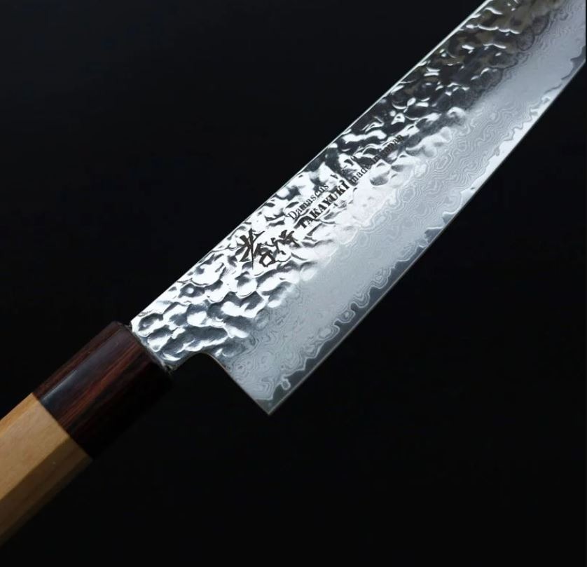 堺孝行 和牛刀 210mm VG10鋼 33層鎚目大馬士革