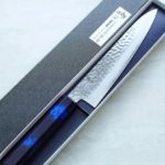 堺孝行 和牛刀 210mm VG10鋼 群青龜甲七彩柄 33層鎚目大馬士革