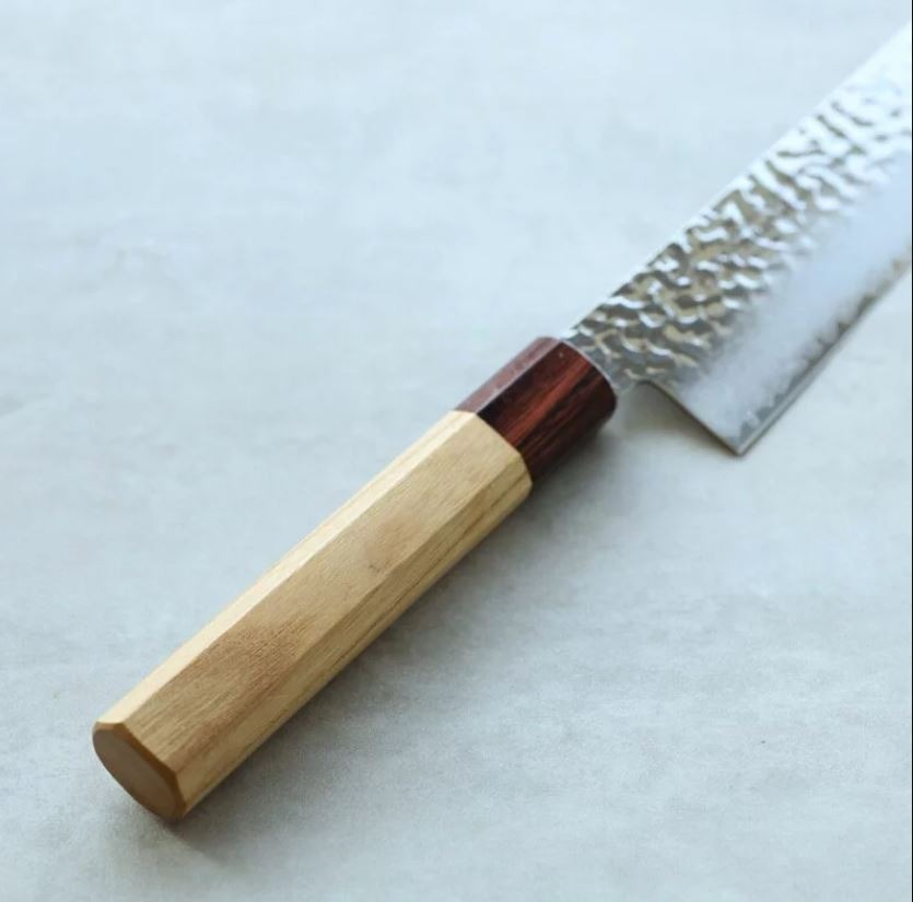 堺孝行 和牛刀 210mm VG10鋼 33層鎚目大馬士革