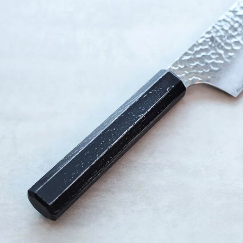 堺孝行 和牛刀 210mm VG10鋼 黑檀七彩柄 33層鎚目大馬士革
