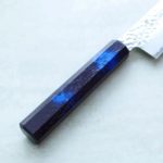 堺孝行 和牛刀 210mm VG10鋼 群青龜甲七彩柄 33層鎚目大馬士革