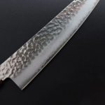 堺孝行 和牛刀 210mm VG10鋼 綠龜甲七彩柄 33層鎚目大馬士革