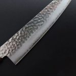 堺孝行 和牛刀 210mm VG10鋼 銀石目七彩柄 33層鎚目大馬士革