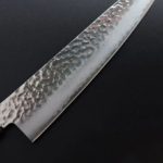 堺孝行 和牛刀 210mm VG10鋼 黑檀七彩柄 33層鎚目大馬士革