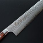 堺孝行 牛刀 240mm VG10鋼 33層鎚目大馬士革 洋柄