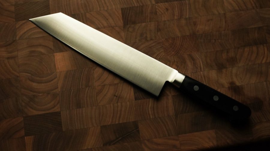 DSC02494_1 日本製 利落職人 R2粉末鋼210mm切付牛刀