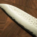 日本製槌目大馬士革紋VG10牛刀 210mm 八角和柄