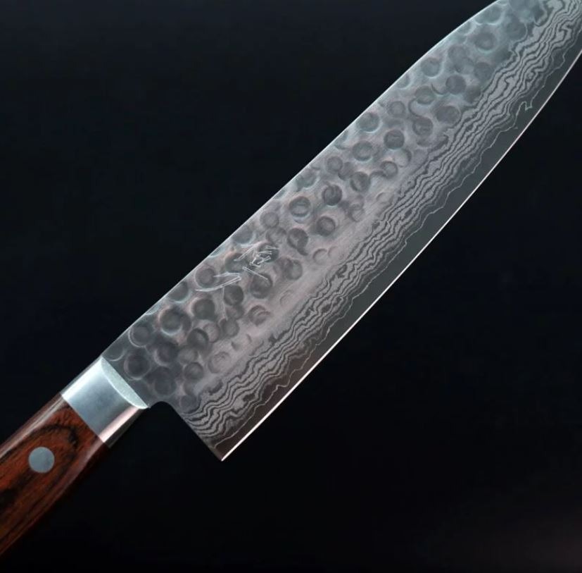 o 恆久 三德 180mm VG10鋼 墨流鎚目 洋柄