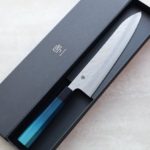 藍包丁 牛刀 210mm 銀三鋼 梨地