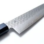 藍包丁 新牛刀 210mm VG10鋼 鎚目 大馬士革