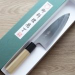 1 恆久 出刃 165mm 白紙鋼/附刀鞘