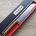 1 恆久 切付牛刀 240mm 銀三鋼