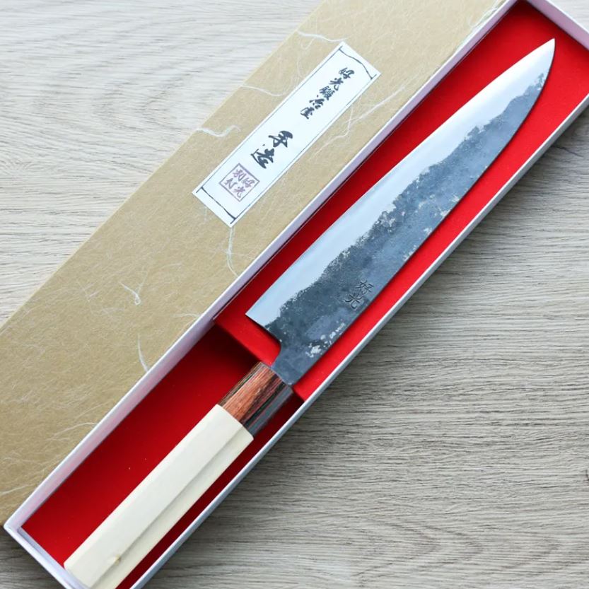 1 好光 牛刀 240mm 白紙鋼 黑打