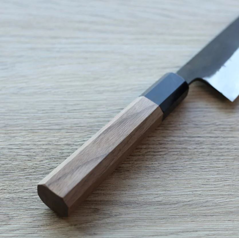 初心 蜃氣樓 牛刀 210mm 青紙超級鋼 積層梨地