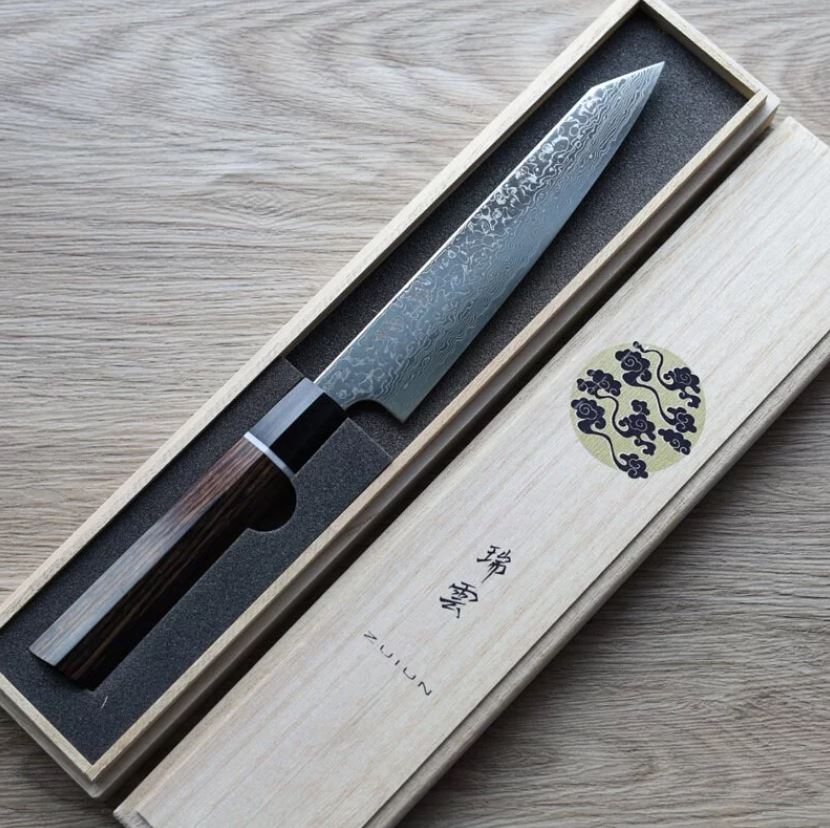 関兼次 瑞雲 蔬果刀 150mm SG2粉末綱/附刀鞘 大馬士革