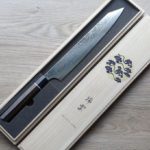 関兼次 瑞雲 筋引 240mm SG2粉末綱/附刀鞘 大馬士革