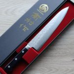 高村刃物 牛刀 210mm VG10 鎚目