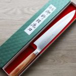 加茂勝康 牛刀 240mm VG10鋼<br>大馬士革