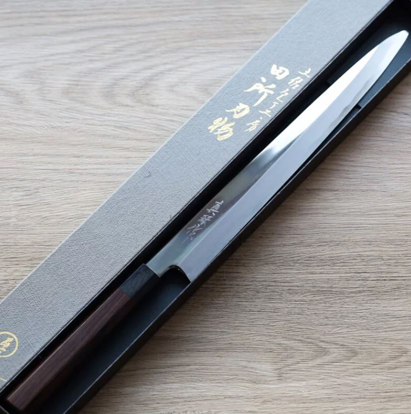 田所真琴 柳刃 300mm 白紙1號鋼 鏡面