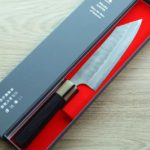 1 二唐刃物 文化 165mm 青紙超級鋼 柳葉磨鎚目