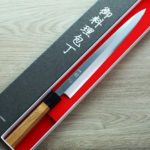 明神利器製作所 初心 柳刃 300mm 銀三鋼 付刀鞘