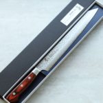 堺孝行 劍型柳刃 270mm VG10鋼 33層鎚目大馬士革 洋柄