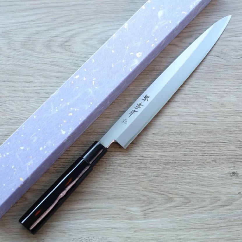 堺孝行 四季彩 曙 正夫柳刃 270mm INOX/付鞘