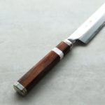 堺孝行 紫電 劍型柳刃 270mm 銀三鋼 飛燕