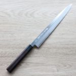 1 山脇刃物/鄉右馬允義弘 柳刃 300mm 本鍛鍊 青紙鋼/附刀鞘