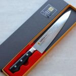 関龍作 牛刀 210mm VG10鋼 33層大馬士革 洋柄