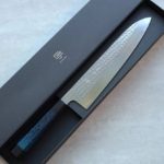 11 藍包丁 閃光藍天目 牛刀 240mm SG2鋼