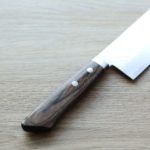 2 增谷訓生 寬版菜切刀 165mm VG10鋼 刻流 蘇格蘭柄