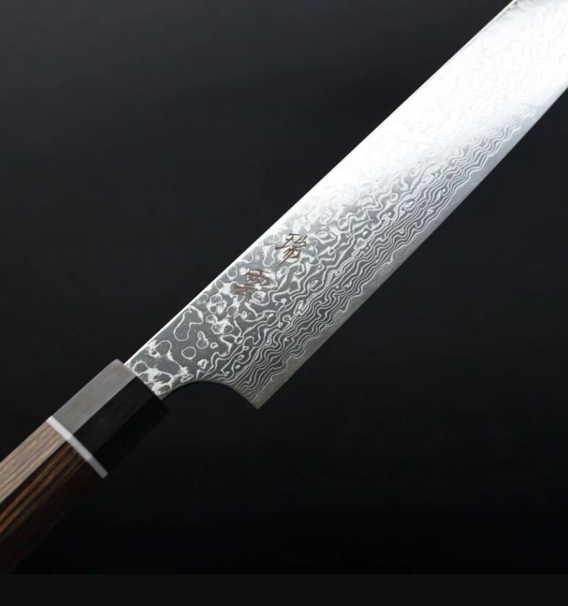 関兼次 瑞雲 筋引 240mm SG2粉末綱/附刀鞘 大馬士革