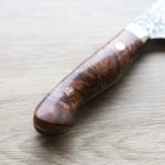 2 加藤義實 牛刀 210mm SG2<br>黑染鎳大馬士革 墨流