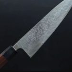 佐治武士 牛刀 180mm R2粉末HSS鋼 鑽石大馬士革