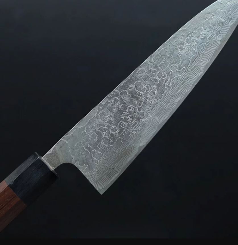 佐治武士 牛刀 180mm R2粉末HSS鋼 鑽石大馬士革