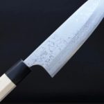 23 彌氏良寬 三德刀 單刃 165mm 白紙鋼 墨流