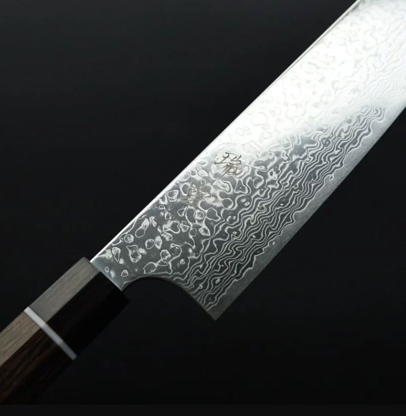 関兼次 瑞雲 牛刀 210mm SG2粉末綱/附刀鞘 大馬士革