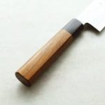 3 北岡英雄 薄刃/菜切 165mm 白紙鋼 墨流