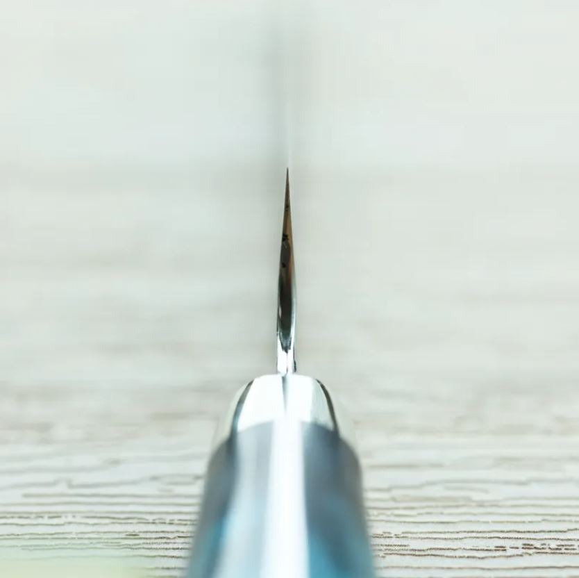 3 二唐刃物 切付蔬果 150mm SG2粉末HSS鋼 磨鎚目 壓克力柄