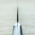 增谷訓生 三德刀 170mm VG10鋼 刻流 藍柄