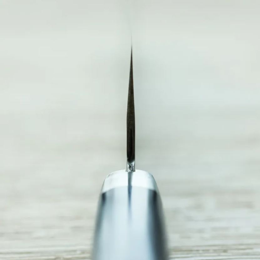 增谷訓生 三德刀 170mm VG10鋼 刻流 藍柄