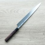 山脇刃物/鄉右馬允義弘 柳刃 270mm 本鍛鍊 青紙鋼/附刀鞘