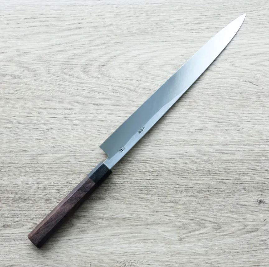 山脇刃物/鄉右馬允義弘 柳刃 270mm 本鍛鍊 青紙鋼/附刀鞘