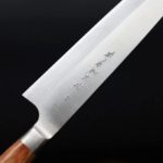 加茂勝康 牛刀 240mm VG10鋼<br>大馬士革